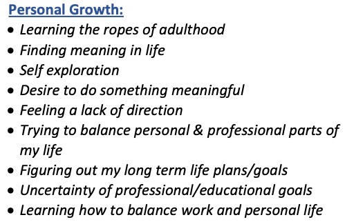 Reasons-Personal Growth